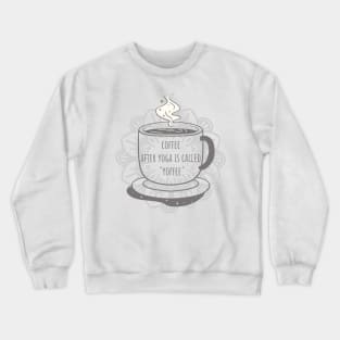 Coffee Yoga Crewneck Sweatshirt